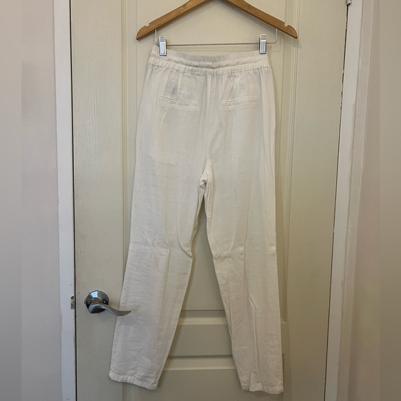 Linen white pants Vero Moda - Picture 3 of 5